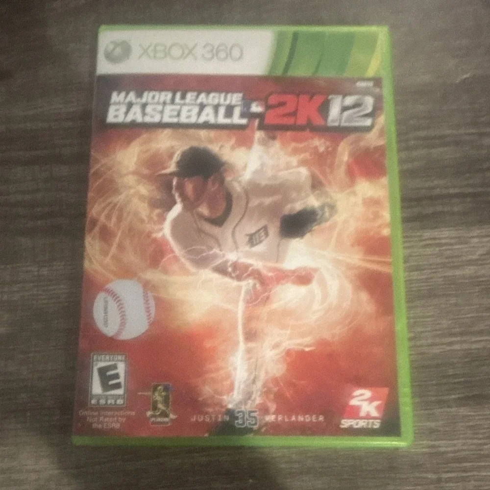 2K Sports Major League Baseball 2K12 Xbox 360 Manual Included E 2012 NTSC-U/C